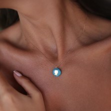 By Golden House Figürlü Firuze Kolye