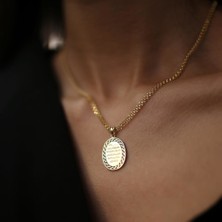 By Golden House Ayetel Kürsi Hasır Kolye