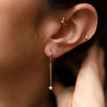 By Golden House Peri Yıldızı Küpe