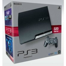 Sony Playstation 3 320 GB Slim Konsol + 2 Kol (İthalatçı Garantili)