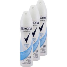 Rexona Cotton Dry Kadın Deodorant 150 ml 3'lü Paket