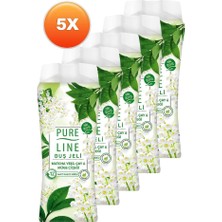 Pure Line Matcha Yeşilçay & Müge Çiçeği Duş Jeli 400 ml 5'li Paket