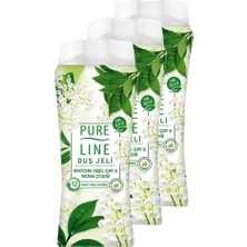 Pure Line Matcha Yeşilçay & Müge Çiçeği Duş Jeli 400 ml 3'lü Paket