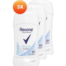 Rexona Cotton Dry Stick Deodorant 40 ml 3'lü Set