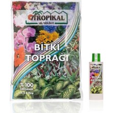 e-Botanik e-Botanik Organik Genel Bitki Toprak 2,5 lt ve Genel Bitki Besini 225 ml