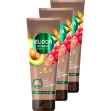 Elidor Doğanın Enerjisi Avokado ve Üzüm Çekirdeği Tüp Saç Kremi 200 ml 3'lü Paket