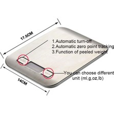 Fitfiyat Metal Gövdeli Dijital Hassas Mutfak Tartısı