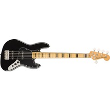 Squier Classic Vibe '70s Jazz Bass V Akçaağaç Klavye Black
