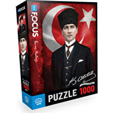 Blue Focus 1000 Parça Puzzle - Mustafa Kemal Atatürk