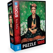 Blue Focus 1000 Parça Puzzle - Frida Kahlo