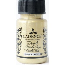 Cadence Dora Metalik Boya 50 ml 148 Beyaz Altın