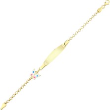 İryum 14 Ayar Çocuk Künye W4B26064