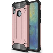 Caseart Huawei P Smart 2019 Kapak Çift Katmanlı Zırh Tank Kılıf - Rose Gold