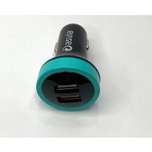 Asvia Araç Şarjı Çift USB iPhone Uyumlu USB Kablolu