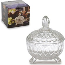 M'art Home Kristal Cam Ayaklı Şekerlik