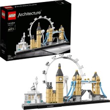 LEGO Architecture Londra 21034 - Seyahat; Mimari ve Tarih Meraklısı Yetişkinler için Koleksiyonluk Sergilenebilir Yapım Seti (468 Parça)