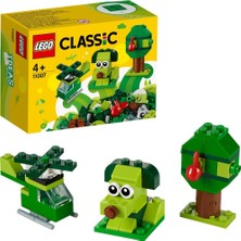 LEGO® Classic 60 Parçalık Yaratıcı Yeşil Yapım Parçaları Seti (11007) - Çocuk Oyuncak Yapım Seti