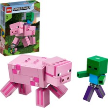 LEGO® Minecraft# 21157 BigFig Domuz ile Bebek Zombi