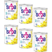Sma 3 Optipro 1 - 3 Yaş Bebek Sütü 800 gr -6 Adet