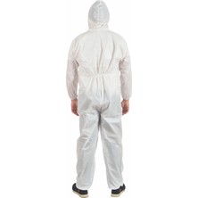 Tek Kulllanımlık Lamineli Kapşonlu 56-60 gr Tulum (Type 5/6 Protective Coverall)