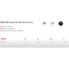 Ceta Form BT/01XF Esnek Gövdeli Bits Tutucu