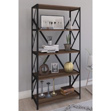 Hira Home Concept Metal Kitaplık 5 Raflı Kitaplık