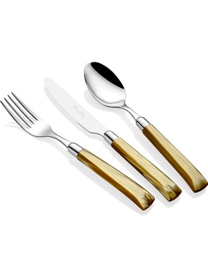 Rivadossi Giada Zeytin Yeşili 75 Parça Çatal Bıçak Seti