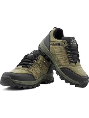 X-Step Haki  X5 Soğuğa Dayanıklı Kışlık Trekking Kısa Bot