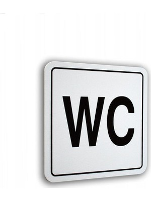 Luna Pvc Elegan Yazı Wc 12 x 12 cm