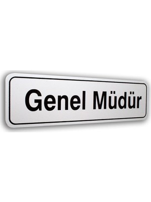 Luna Elegan Pvc Tabela  Genel Müdür 7 x 25 cm