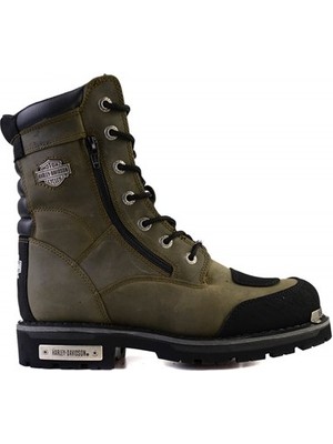 Harley Davidson Riddick Olive Deri Bot