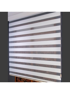 Anıper Zebra Perde Beyaz Kalın Hasır Bamboo 70 x 200 cm