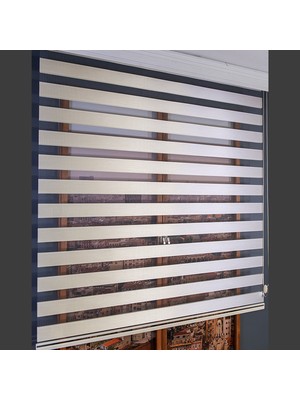 Anıper Zebra Perde Krem Bamboo 70 x 200 cm