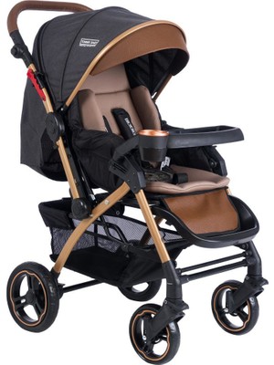 Tommybaby Tornado Plus Gold Alüminyum Lüx Çift Yönlü Bebek Arabası Puset