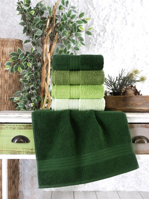 Ephemeris Soft Pamuk 4'lü 50X90CM El ve Baş Havlusu - Style Yeşil