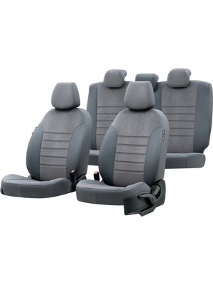 Otom Citroen C4 Picasso 2013-Sonrası 5 Kişi Özel Üretim Koltuk Kılıfı London Design Füme