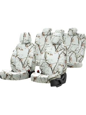 Otom Ford C-Max 2003-2010 Özel Üretim Koltuk Kılıfı Safari Design Arctic