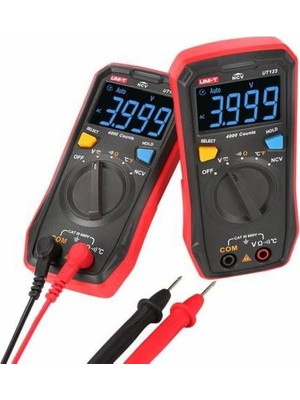 Uni-T Unit UT123 LED Ekran Otomatik Multimetre Çok Amaçlı