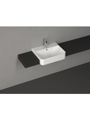 Isvea  Yarım Tezgah Üstü Lavabo 10SQ50058SV