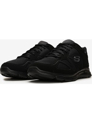 Skechers SATİSFACTİON- FLASH POİNT Erkek Siyah Spor Ayakkabı - 58350 BBK