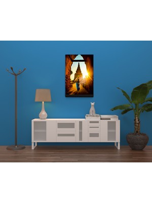 Dekorbi Ayaklı Blok Tablo | Indian 48×69