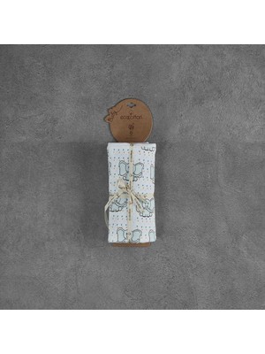 Ecocotton Borneo Penye Battaniye Mint 80*90