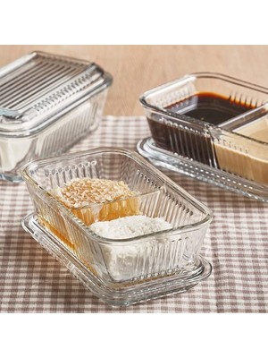 Paşabahçe 96764 Bölmeli Saklama Kabı, Kahvaltılık 2 Adet