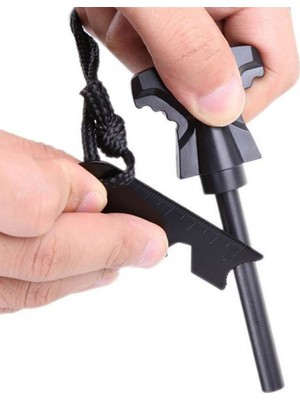 Kamp Ateş Yakma Acil Durum Magnezyum Taşı 12CM Ateş Başlatma