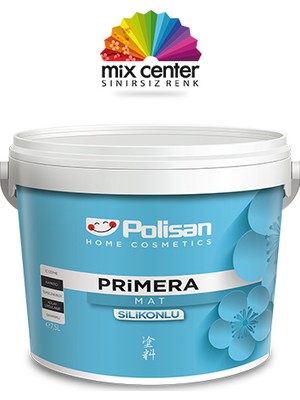 Polisan Primera Silikonlu Mat İç Cephe Boyası 2.5 lt  Nil Yeşili  Ci-7392