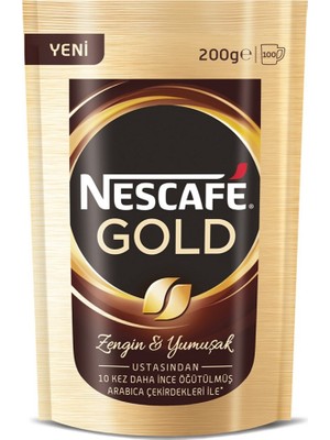 Nescafé Gold Çözünebilir Kahve 200 gr