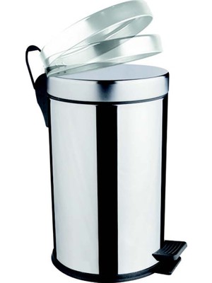 Maxiflow Amortisörlü Kapak Pedallı Çöp Kovası 12 lt