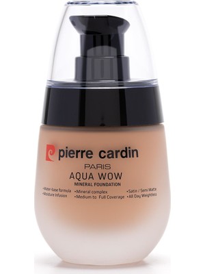 Pierre Cardin Aqua Wow Mineralli Su Bazlı Fondöten Rose Skin With Neutral Beige