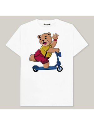 Turcobear Scooter Bear T-Shirt XL