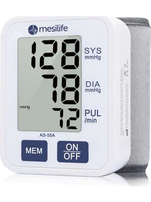 Mesilife AS-55A Bilekten Ölçer Tansiyon Aleti